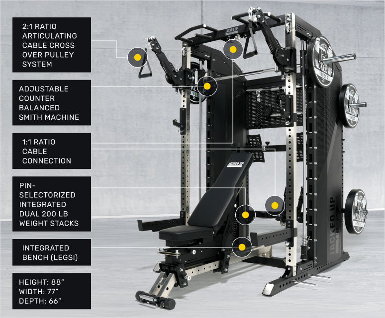 Jacked Up Power Rack X-Treme