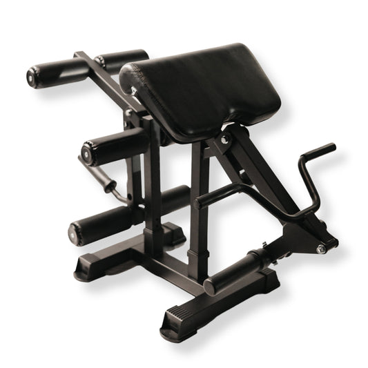 Arm Curl & Leg Curl Bench Attachments w/ Storage Rack