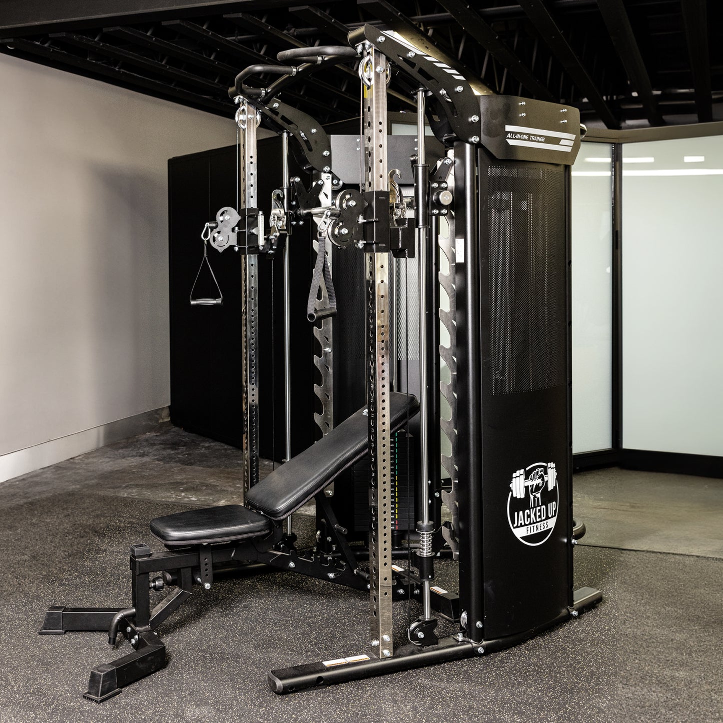 Jacked Up Power Rack EVOLUTION All-Inclusive Home Gym