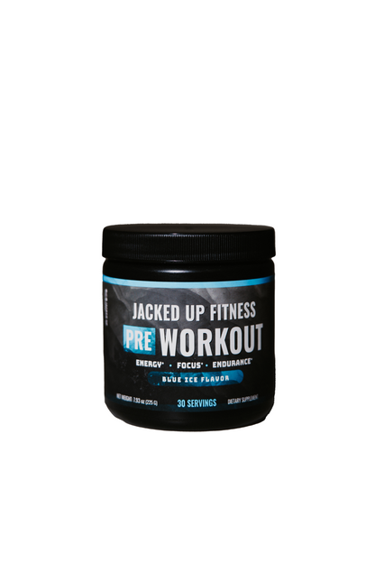 Jacked Up Pre-Workout Supplement, Blue Ice