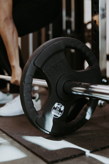 255 LB Olympic Steel Grip Weight Plate Set