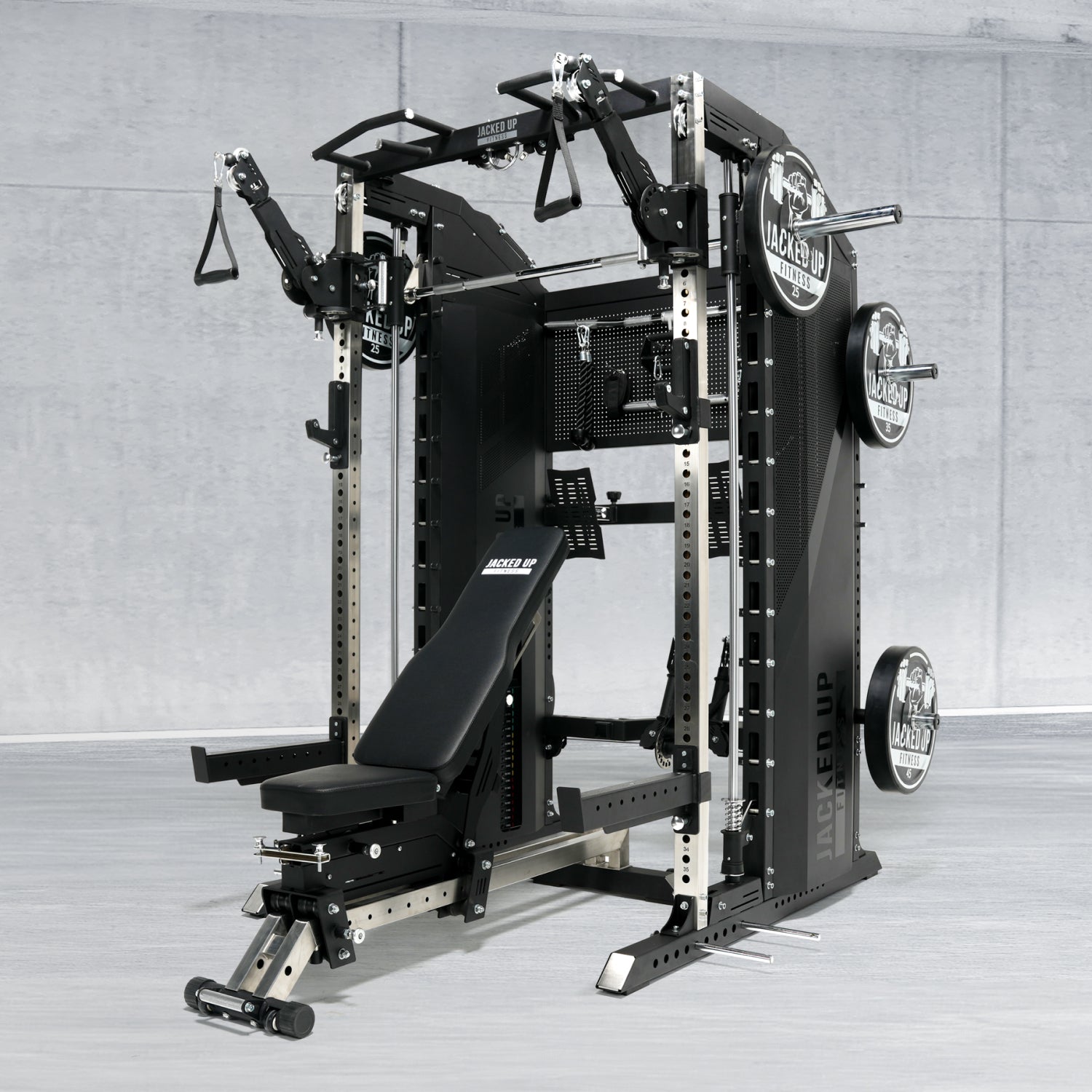 Jacked Up Power Rack EVOLUTION All-Inclusive Home Gym