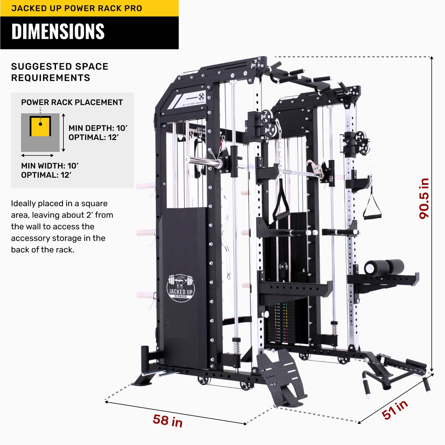 Power Rack PRO All-Inclusive Home Gym