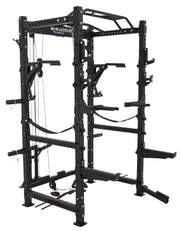 Jacked Up Power Rack Squat Cage Home Gym