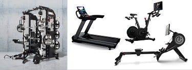 Power Rack PRO + Echelon Rower, Bike & Treadmill