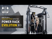 Jacked Up Power Rack EVOLUTION All-Inclusive Functional Trainer Cable Crossover Cage Home Gym w/ Smith Machine