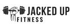 Rectangle Jacked Up Fitness Logo