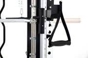 Jacked Up Power Rack PLUS All-In-One Functional Trainer Cable Crossover Cage Home Gym w/ Smith Machine